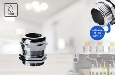 ขนาดเคเบิ้ลแกลนด์สแตนเลส