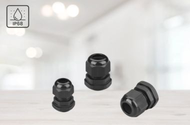 Cable gland สีดำ